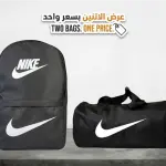 Offer two bags for the price of one bag from MD Stay Fit, a backpack and a duffel bag with pocket shoes