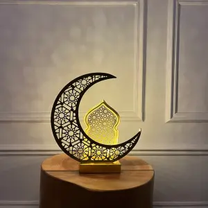 Illuminated Crescent & Arch Decor