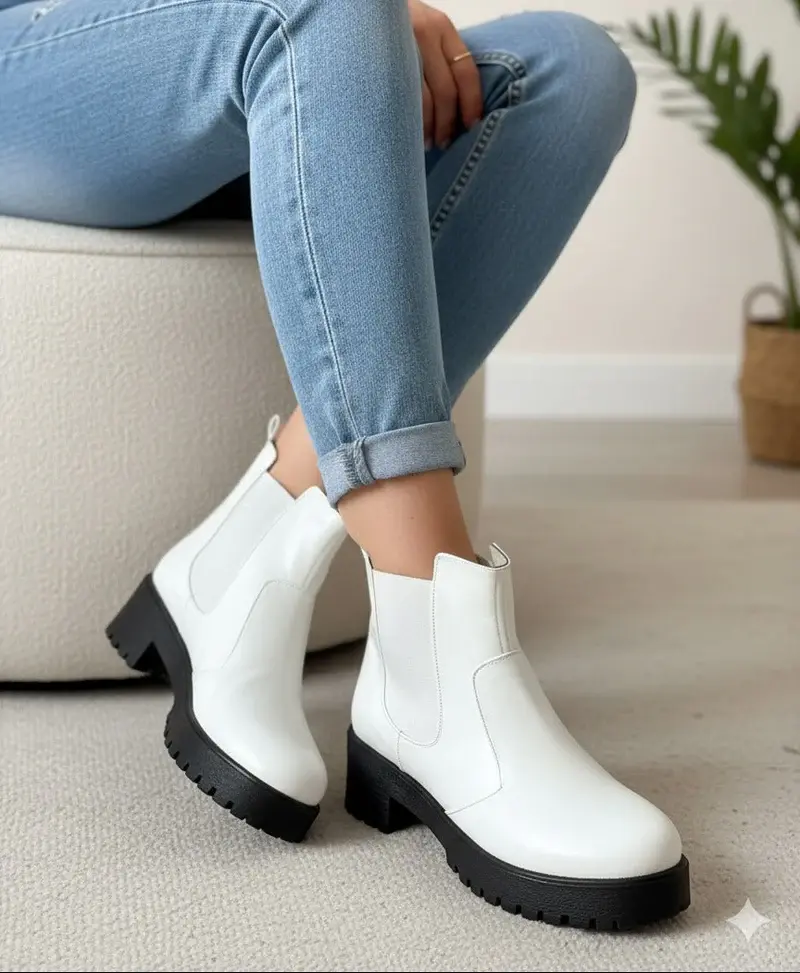 Ankle Boot Leather B-1