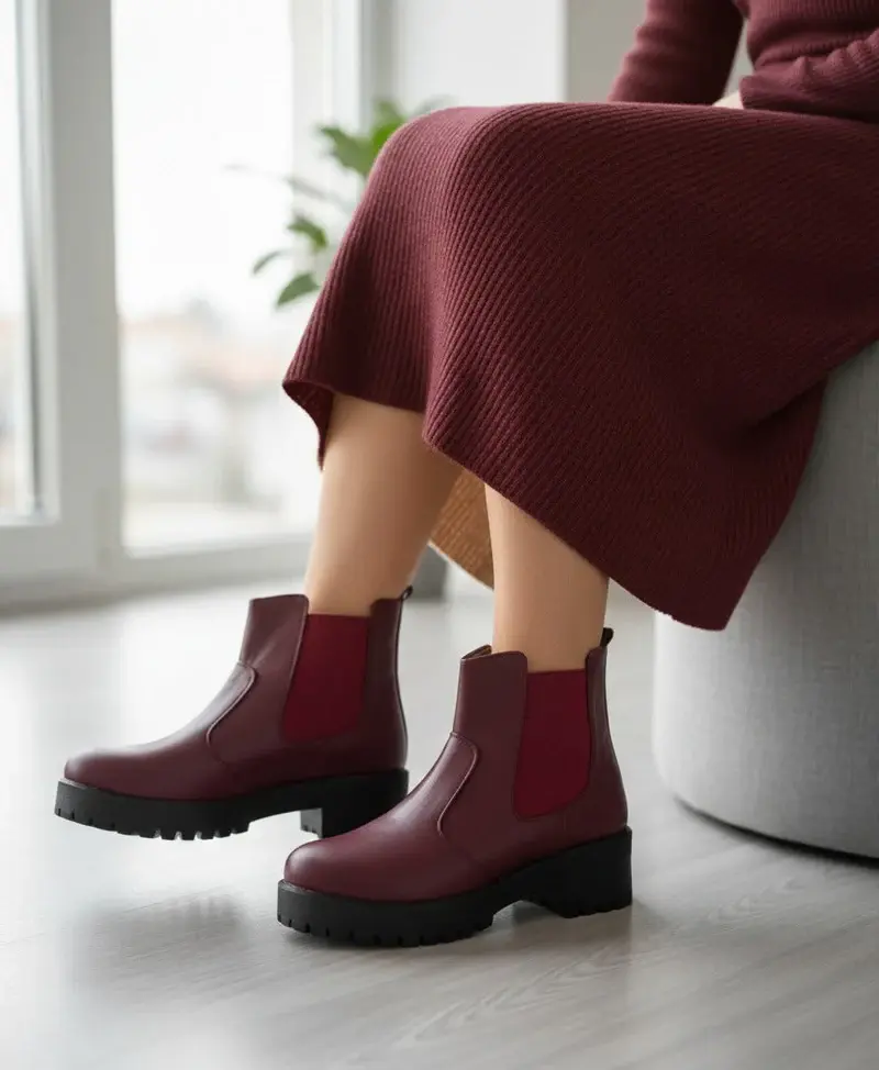 Ankle Boot Leather B-1