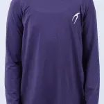 Vivid Long-Sleeve Purple Hoodie