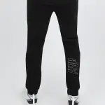 Back Logo Black Jogger Pants