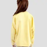 Girls Cropped Yellow Sweatshirt