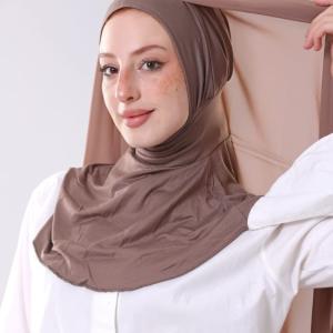 حجاب ذكي بني فاتح