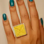 Geometric Woven Ring Stainless Steel Pure RI-20