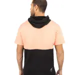 Half Sleeve Coral Hoodie