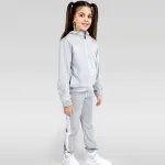 Printed Girl's Gray Pants