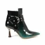 Ankle boot Made of shiny gradient-colored leather R-905