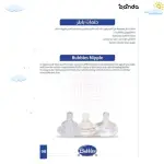 حلمة بيبرونة ناتشورال 9+ سيلكون من بابلز