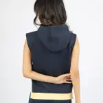 Women's Hoodie Navy Top