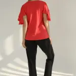 Multi-colors Summer Printed T shirt Pajama