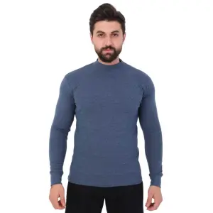 Men’s Petrol Half-Neck Top