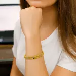 Stainless Steel Pure Classic Open Bracelet BR-39