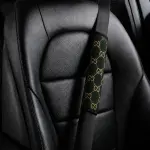 Gucci Olive - Set of 2 Seat Belt Covers