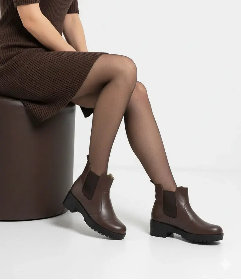 Ankle Boot Leather B-1