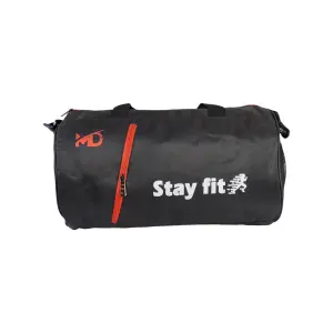 Barrel Duffel Bag with Side Pocket