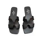 H-Cut Leather Slides SF-66