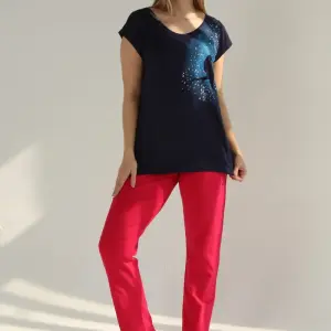 Multi-color Summer Printed Pajama Add to wishlist