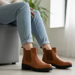 Ankle Boot Leather B-1