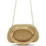 Beaded Evening Bag with Gold Metal Frame VS-74