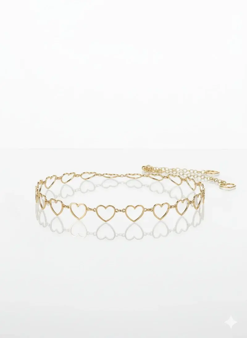 Heart Chain Belt U-28