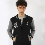 Varsity Black Men's Jacket