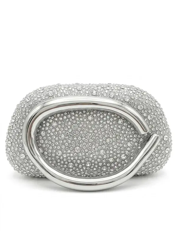 Beaded Evening Bag with Gold Metal Frame VS-74