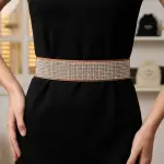 Diamond-Style Encrusted Party Belt T-51