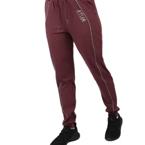 Relaxed Fit Burgundy Pants