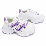Casual Chunky Sneakers with Soft Graphics L-24