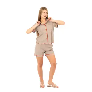 Women’s Button-Down Short Pajama Set