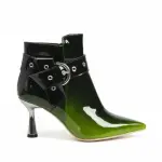 Ankle boot Made of shiny gradient-colored leather R-905