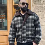 Plaid Wool Jacket