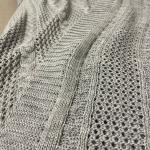Knitted Textured Throw Blanket