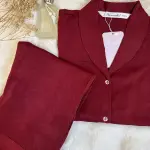 Ruby Crinkled Marble Effect pjs