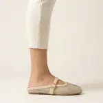 Embellished Mesh Strap Sabot BN-57