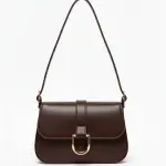 Classic Shoulder Bag with Gold Clasp BA-56