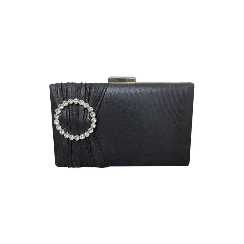 Clutch Bag With a Shiny Front Ring-VS-35