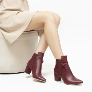 Side Bow Elegant Boot R-502