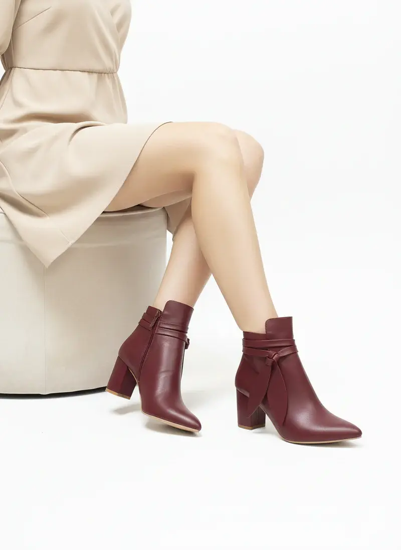 Side Bow Elegant Boot R-502