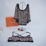 Sexy Wild Leopard Print Bra Panty Set
