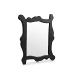 Handmade Flowing Black Frame Wall Mirror
