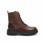Boots leather with diamonds on the side – B-50