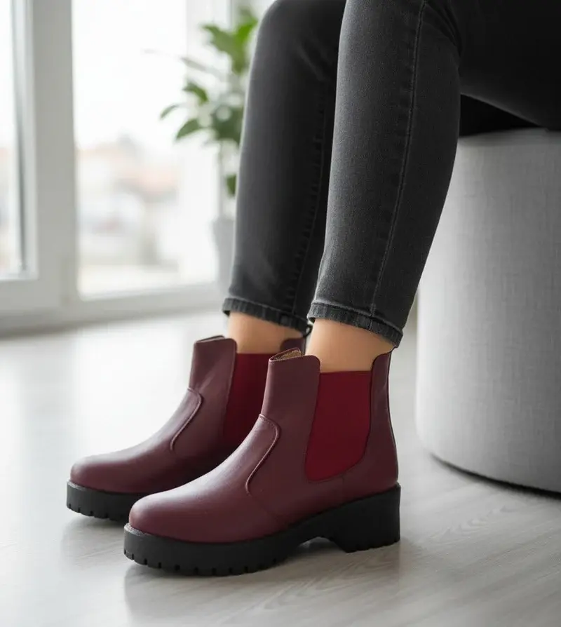 Ankle Boot Leather B-1