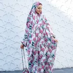 SPRING BLOOM PRINT SATIN MALHAFA ISDAL