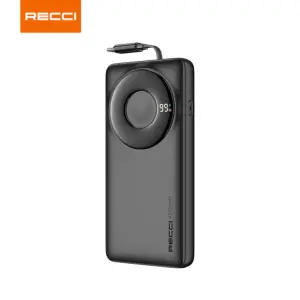 Recci RPB-P58 22.5W Retractable Cable Fast Charging Power Bank