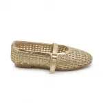 Elegant Woven Ballet Flats with Front Strap BN-56