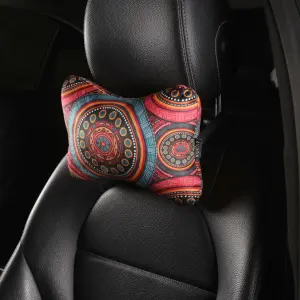 Mexican Art- Set of 2 Neck Pillows