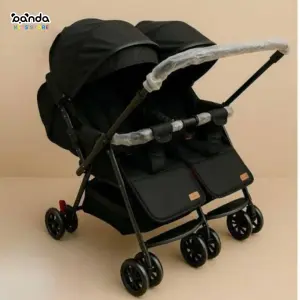 سترولر توأم Umbrella خفيف الوزن – قابل للطي وسهل الحركة
