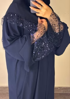 Wealth Abaya – Navy